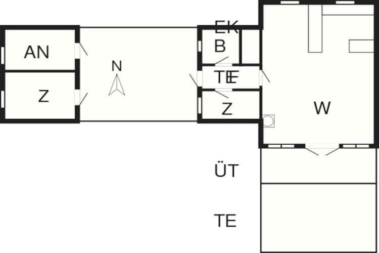 6 Person Holiday Home In Ansager Экстерьер фото